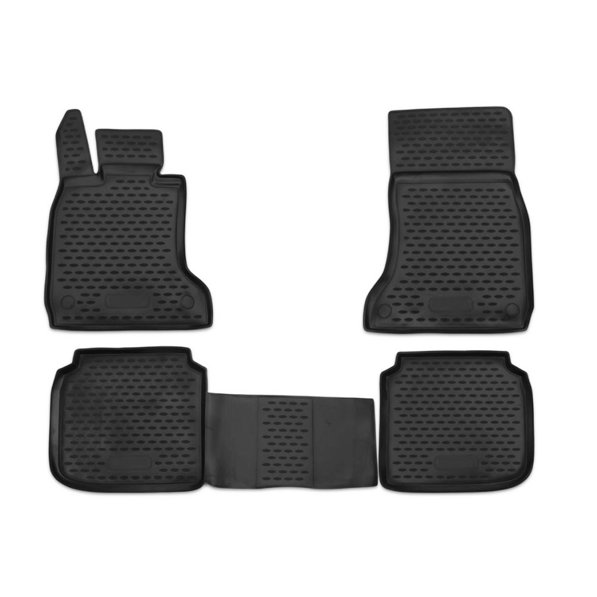 BMW 7 SERIES Floor Mats - Omac - Rubber TPE - Black - '08-'15
